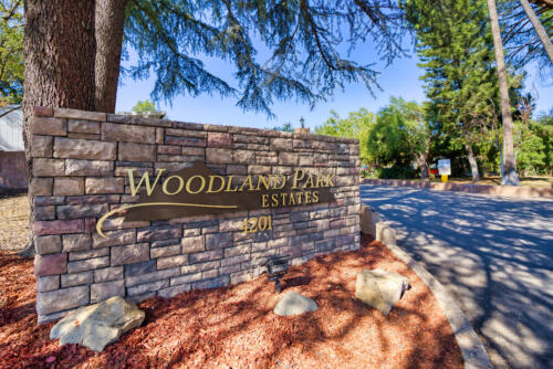 Woodland Park Estates Entrance
